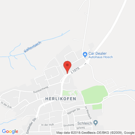 Kartenansicht LD Tankstelle Herlikofen