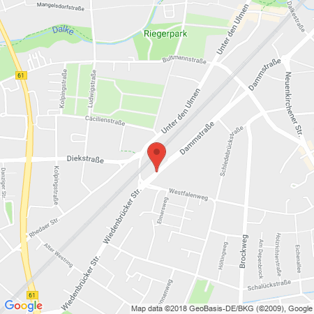 Kartenansicht AVIA Station Simon Franke