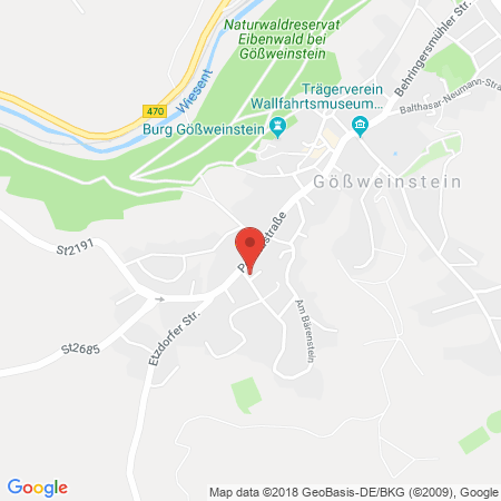 Kartenansicht Raimund Tankstelle