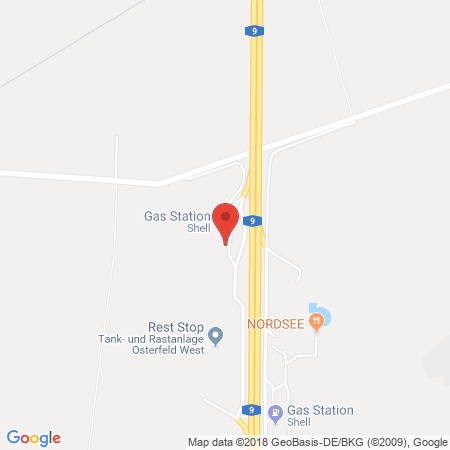 Kartenansicht Shell