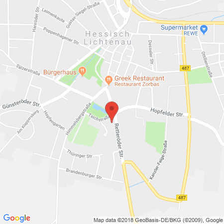 Kartenansicht Freie Tankstelle