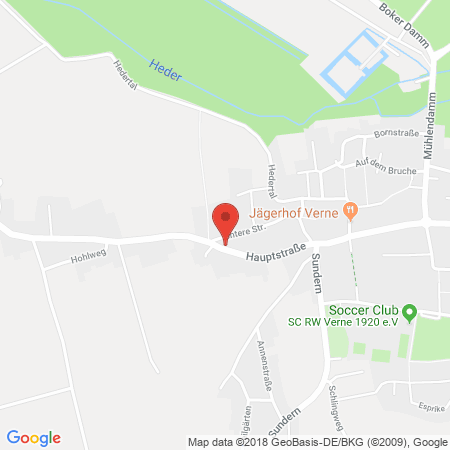 Kartenansicht Halfmann Mineralöl GmbH und Co. KG