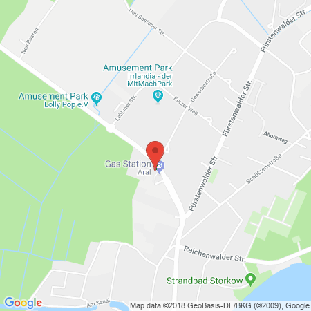 Kartenansicht ARAL