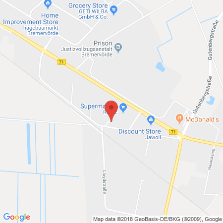 Kartenansicht Tankstelle