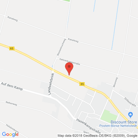 Kartenansicht freie Tankstelle