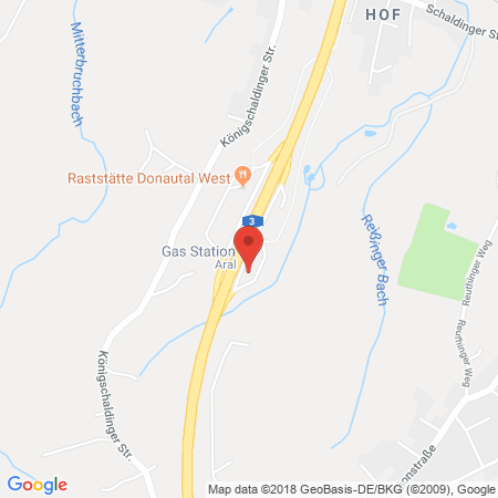 Kartenansicht ARAL