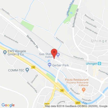 Kartenansicht Kälberer Tankstelle