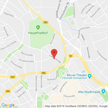 Kartenansicht bft - Walther