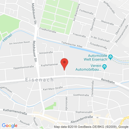 Kartenansicht Autohaus Schorr GmbH