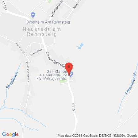 Kartenansicht Kfz.-Meisterbetrieb und Tankstelle Lutz Graf