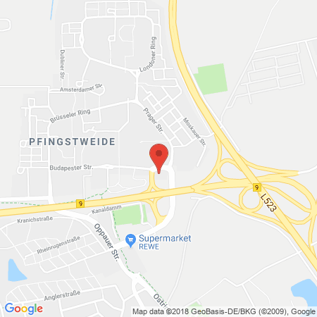 Kartenansicht freie Tankstelle