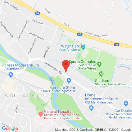 Kartenansicht Tankstelle Meier