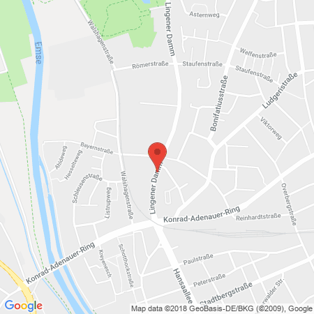 Kartenansicht Westfalen