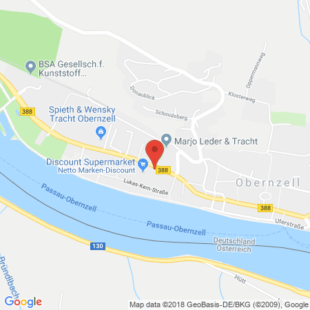 Kartenansicht Shell