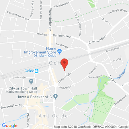 Kartenansicht Raiffeisen Oelde