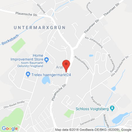 Kartenansicht ARAL