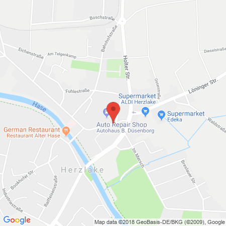 Kartenansicht Star Tankstelle / Autohaus Düsenborg