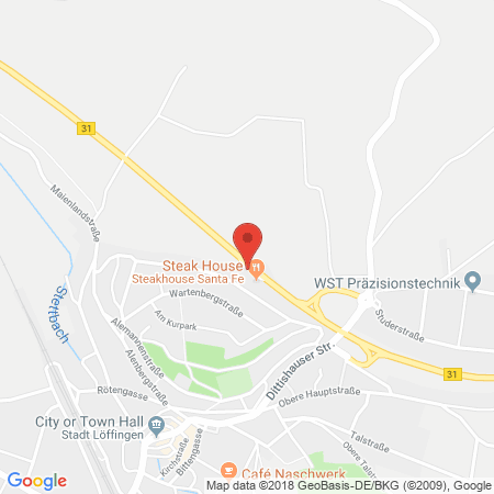 Kartenansicht TAMOIL