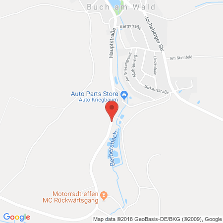 Kartenansicht Auto Kriegbaum