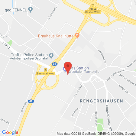 Kartenansicht Westfalen