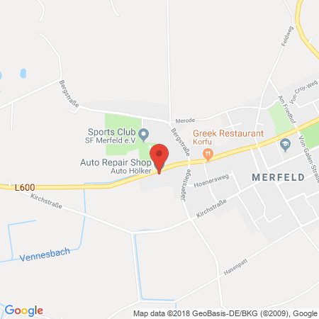 Kartenansicht Westfalen