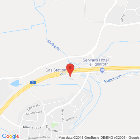 Kartenansicht ARAL