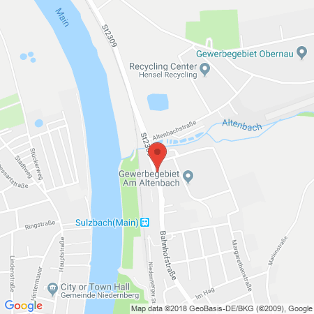 Kartenansicht ARAL Station Ute Wombacher GmbH