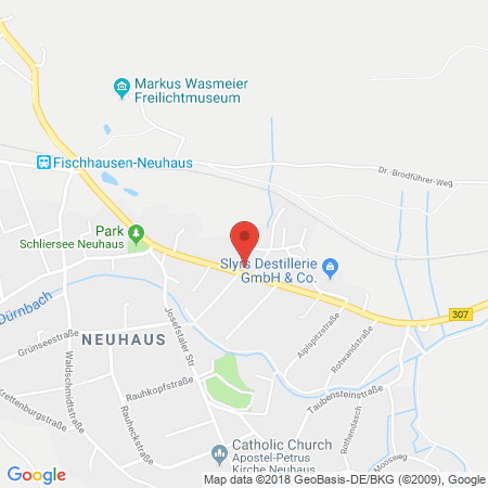 Kartenansicht Freie Tankstelle Baumann