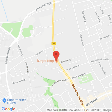 Kartenansicht Westfalen