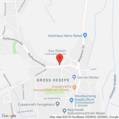 Kartenansicht freie Tankstelle