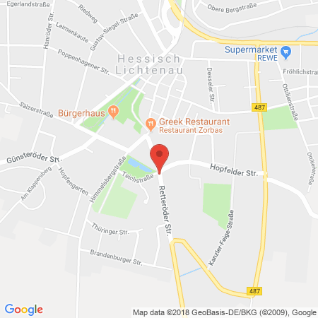 Kartenansicht Freie Tankstelle Auto Schweinsberg FIAT