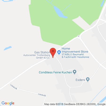 Kartenansicht freie Tankstelle