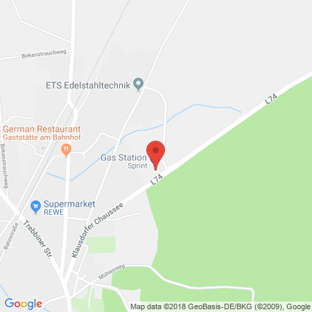 Kartenansicht Sprint