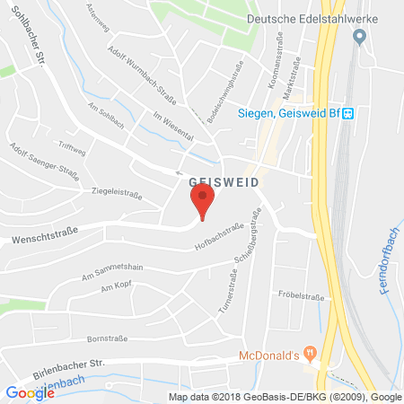 Kartenansicht Access