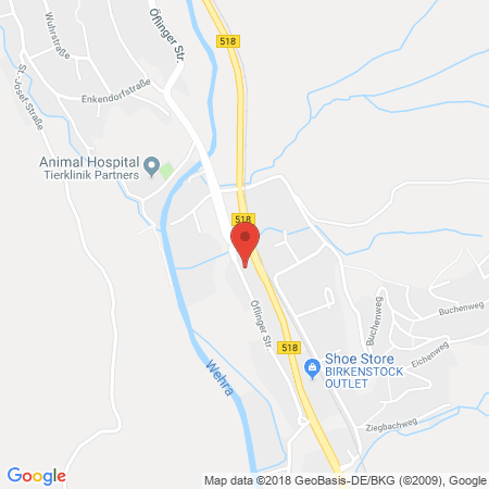 Kartenansicht Kaiser/Freie-24h-Tankstelle