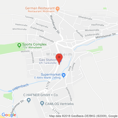 Kartenansicht SWE Südwestenergie GmbH