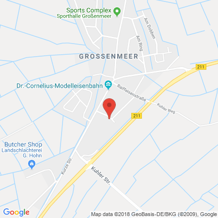 Kartenansicht RWG Wesermarsch eG