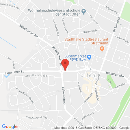 Kartenansicht BFT-Tankstelle Budde Kraftstoffe-Heizöl-Tankshop