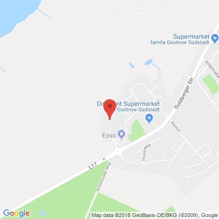 Kartenansicht Esso-Station Eckhart Rydin