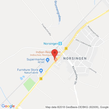 Kartenansicht Tankhof Norsingen