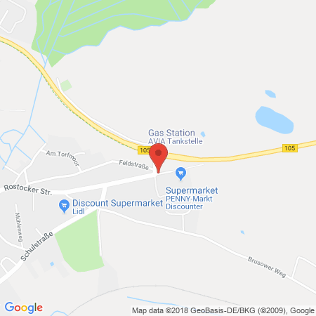 Kartenansicht AVIA-Tankstelle Hans-Jürgen Huber