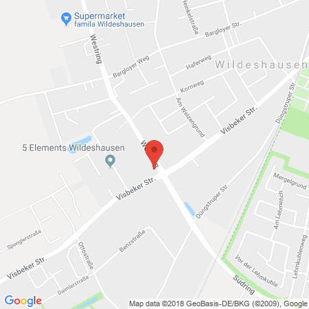 Kartenansicht HEM Tankstelle Riesenbeck