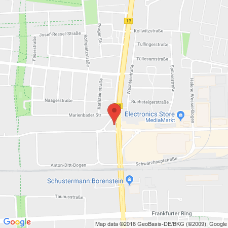 Kartenansicht Bavaria Petrol