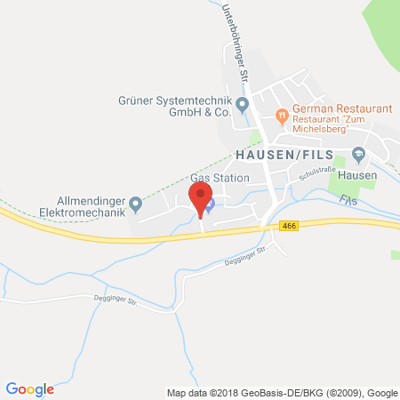 Kartenansicht AVIA-Tankstelle Steimle