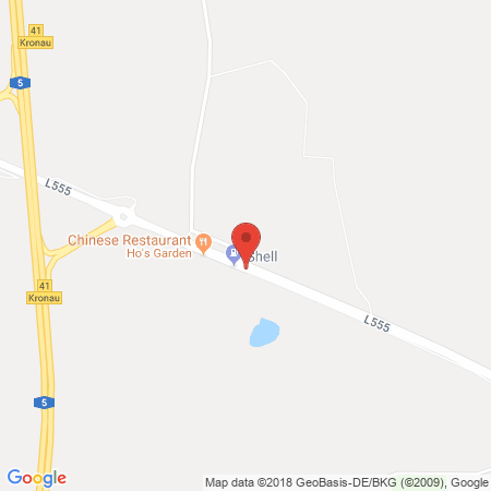 Kartenansicht Shell