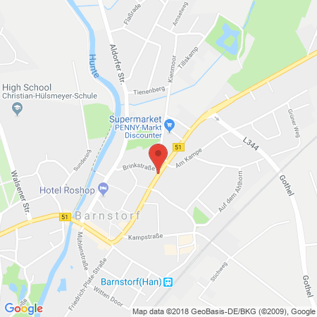 Kartenansicht Westfalen-Tankstelle Klaus Brüggemann