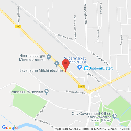 Kartenansicht Stop+Go Auto Sofort Service Jessen Ronny Grunert