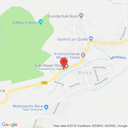 Kartenansicht Autoservice Jegel