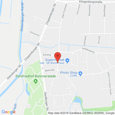 Kartenansicht Q1 Tankstelle