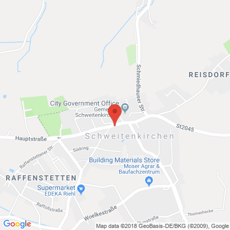 Kartenansicht Tankstelle Kreidl